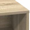 vidaXL LED Sideboard Sonoma Oak 71 x 34.5 x 75 cm Engineered Wood