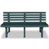 vidaXL Garden Bench 145.5 cm Plastic Green
