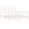 vidaXL Bed Frame without Mattress White 160x200 cm Solid Wood Pine