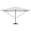 vidaXL Cantilever Roma Parasol Beige and Black 352 x 251 x 265 cm