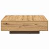 vidaXL Coffee Table Artisan Oak 100 x 100 x 31 cm