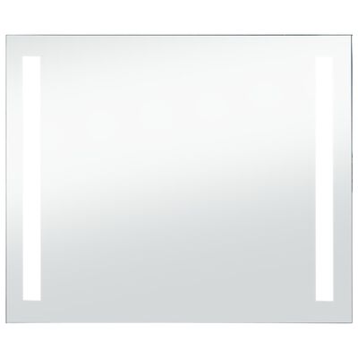 vidaXL Bathroom LED Wall Mirror 80x60 cm