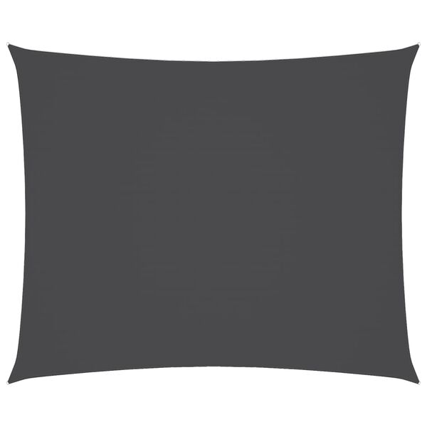 vidaXL Sunshade Sail Oxford Fabric Rectangular 5x6 m Anthracite