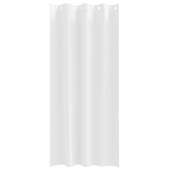 vidaXL Blackout Curtains with Rings 2 pcs Pure White 225 x 140 cm