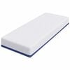 vidaXL Mattress White and Blue 80 x 200 cm Gel-Infused Foam