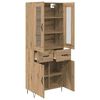 vidaXL Highboard Artisan Oak 69.5 x 34 x 90 cm Engineered Wood