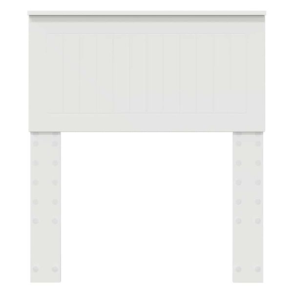 vidaXL Headboard with Headboard White 75 cm Engineered wood