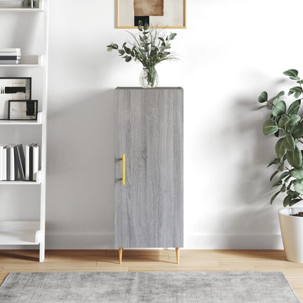 vidaXL Sideboard Grey Sonoma 34.5x34x90 cm Engineered Wood