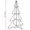 vidaXL Christmas Cone Tree 160 LEDs Indoor and Outdoor 78x120 cm