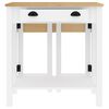 vidaXL 5 Piece Bar Set White Solid Wood Pine