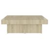 vidaXL Coffee Table Sonoma Oak 90x90x28 cm Engineered Wood