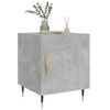 vidaXL Bedside Cabinets 2 pcs Concrete Grey 40x40x50 cm Engineered Wood