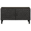 vidaXL Coffee Table Black 80x50x40 cm Solid Wood Mango
