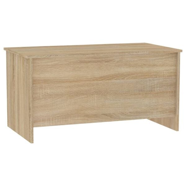vidaXL Coffee Table Sonoma Oak 102x55.5x52.5 cm Engineered Wood