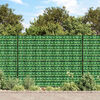 vidaXL Garden Privacy Screens 4 pcs PVC 35x0.19 m Green