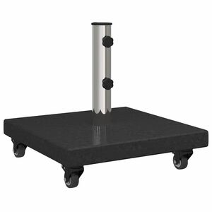 vidaXL Parasol Base 30 kg Black Granite Square