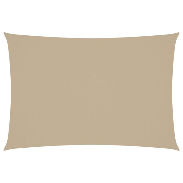 vidaXL Sunshade Sail Oxford Fabric Rectangular 3x5 m Beige