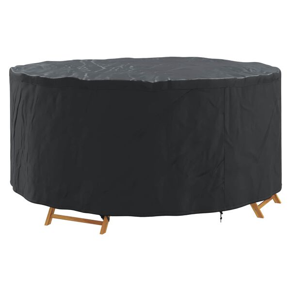 vidaXL Outdoor Furniture Cover Black 200 x 200 x 71 cm 600D fabric