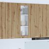 vidaXL Hanging Cabinet Artisan Oak 40 x 31 x 100 cm Engineered Wood