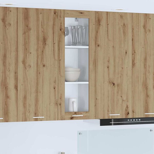 vidaXL Hanging Cabinet Artisan Oak 40 x 31 x 100 cm Engineered Wood