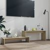 vidaXL TV Cabinet Sonoma Oak 180x30x43 cm Engineered Wood