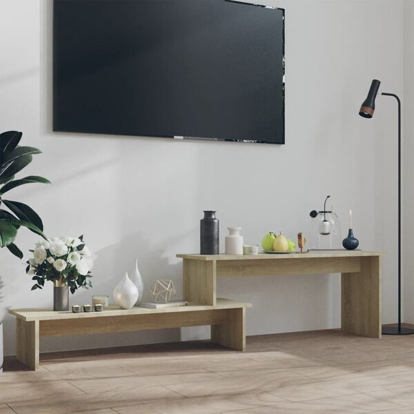 vidaXL TV Cabinet Sonoma Oak 180x30x43 cm Engineered Wood