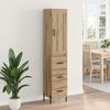 vidaXL Highboard Artisan Oak 34.5 x 34 x 180 cm Engineered Wood