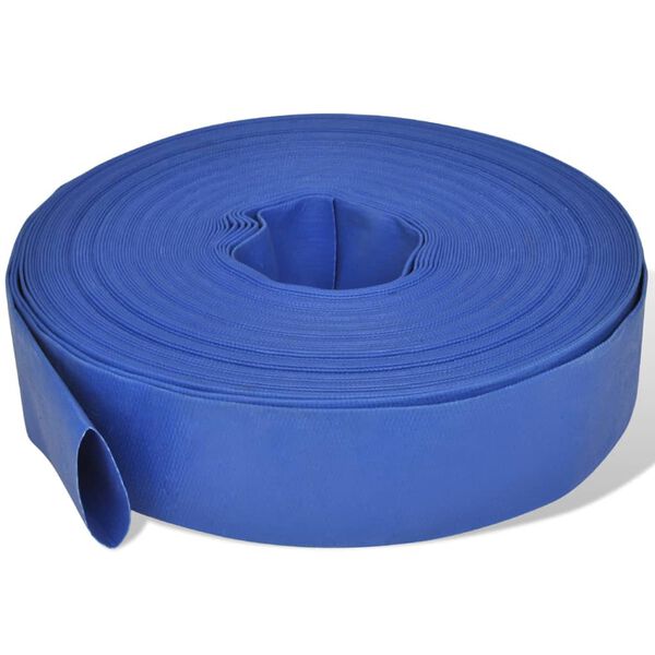 vidaXL Flat Hose 50 m 2" PVC Water Delivery