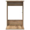 vidaXL Side Table Artisan Oak 40 x 38 x 62.5 cm Engineered Wood