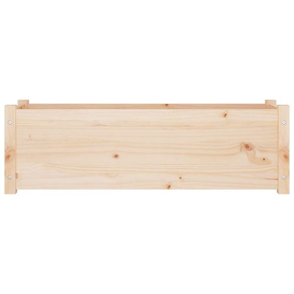 vidaXL Garden Planters 2 pcs 100x31x31 cm Solid Pinewood