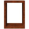 vidaXL Firewood Rack 60x40x80 cm Weathering Steel