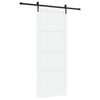 vidaXL Sliding Door ORKDAL 93 x 232 cm Engineered Wood White and Black