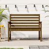 vidaXL Garden Bench Honey Brown 109x48x91.5 cm Solid Wood Pine