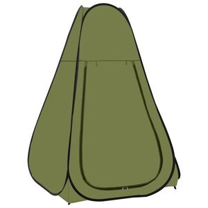 vidaXL Pop Up Shower Tent Green