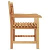 vidaXL Garden Chair 2 pcs 60 x 58 x 90 cm Solid Teak Wood