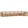 vidaXL Outdoor Sofa Set 6 pcs Natural Solid Acacia Wood