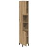vidaXL Bathroom Cabinet Artisan Oak 30x30x190 cm Engineered Wood