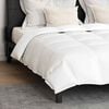 vidaXL Duvet Set with Pillow 3 pcs White Down Feather