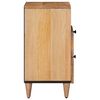 vidaXL Bedside Cabinet Natural 50 x 33 x 60 cm Solid Mango Wood