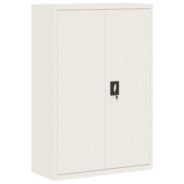 vidaXL File Cabinet White 90x40x140 cm Steel
