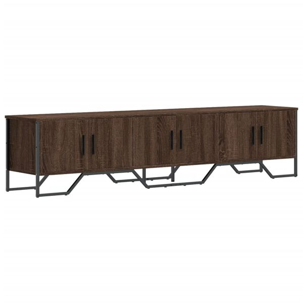 vidaXL TV Cabinet Brown Oak 180x34x41 cm Engineered Wood