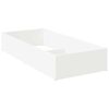 vidaXL Bed Surround for Adjustable Bed Base White 100 x 190 cm