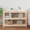 vidaXL Console Table 110x40x74 cm Solid Wood Pine