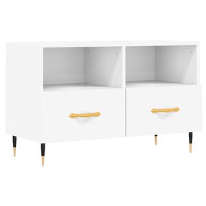 vidaXL TV Cabinet White 80x36x50 cm Engineered Wood