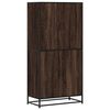 vidaXL Highboard Brown Oak 68x35x139 cm Engineered Wood