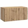 vidaXL Wall-Mounted TV Cabinet 59.5 x 31 x 30 cm Artisan Oak