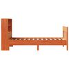 vidaXL Bed Frame without Mattress Wax Brown 90x200 cm Solid Wood Pine