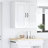 vidaXL Kitchen Cabinet Kalmar High Gloss White 80 x 31 x 80 cm