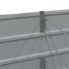 vidaXL Planter Light Grey 385 x 50 x 45 cm Galvanised Steel