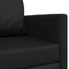 vidaXL Folding Sofa Bed Black 124 x 71 x 78 cm PVC